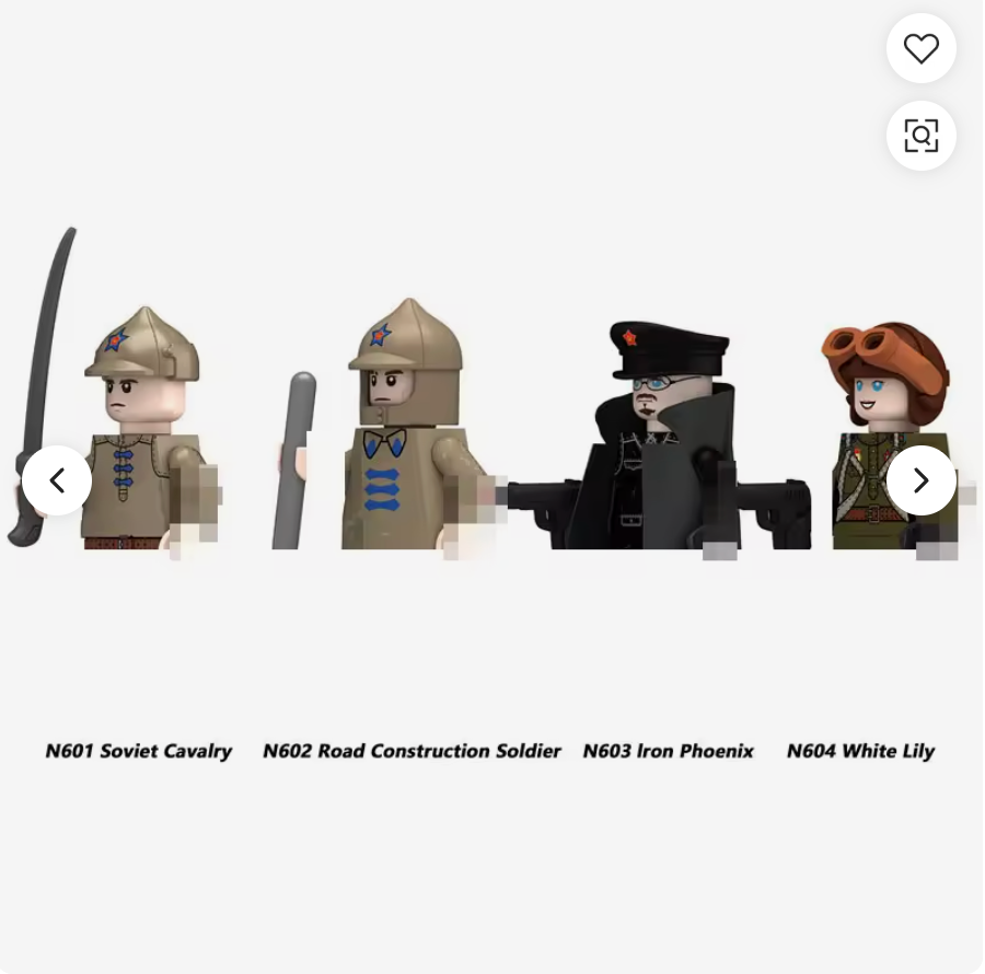 WW2 Nationer-serien – soldatfigurer