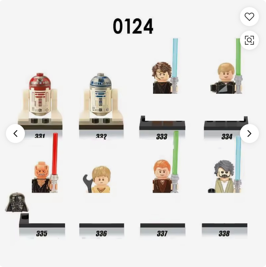 Jedi & Sith-serien – figurer med laserssvärd