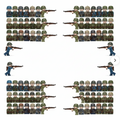 WW2 Nationer-serien – soldatfigurer